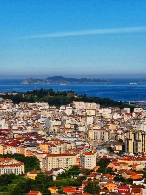 Piso Con Preciosas Vistas De Vigo Apartment Exterior foto